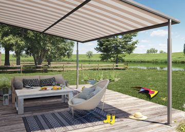 weinor Plaza Viva – die textile Pergola-Markise weinor Plaza Viva