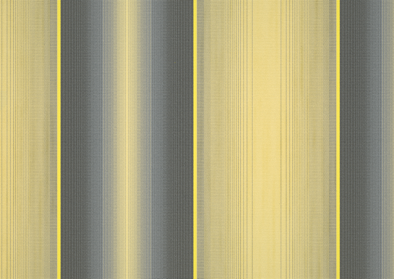 Awning fabric: grey/lemon (Pattern no.: A | 4-208), Collection: hi hello!, View: Transmitted light