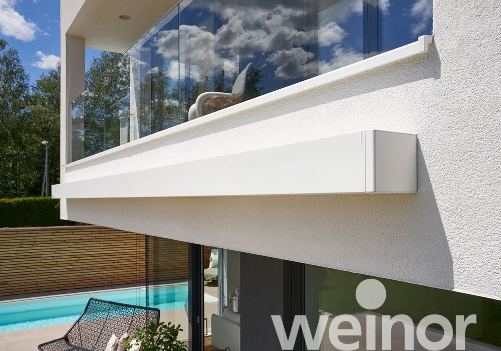 Chemnitz: weinor Kubata patio awning on architect's house 