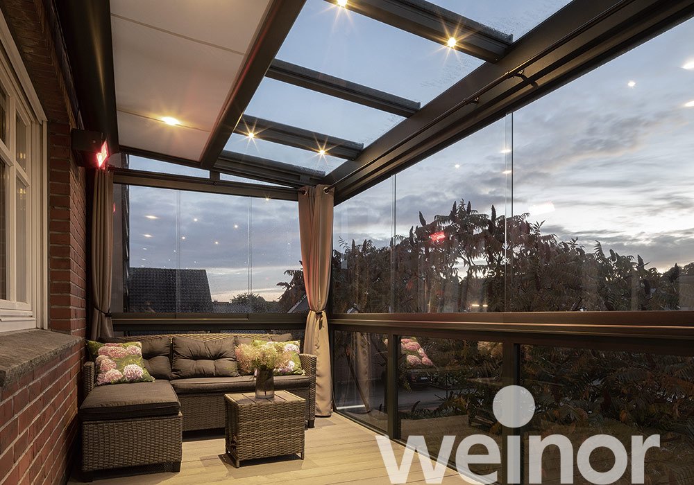 Glass patio roof weinor Terrazza Sempra Glasoase®