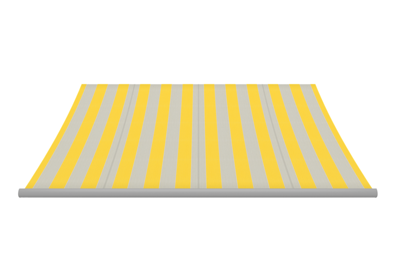Awning fabric: banana/silver (Pattern no.: A | 4-661), Collection: hi hello! Awning fabric: banana/silver (Pattern no.: A | 4-661), Collection: hi hello!