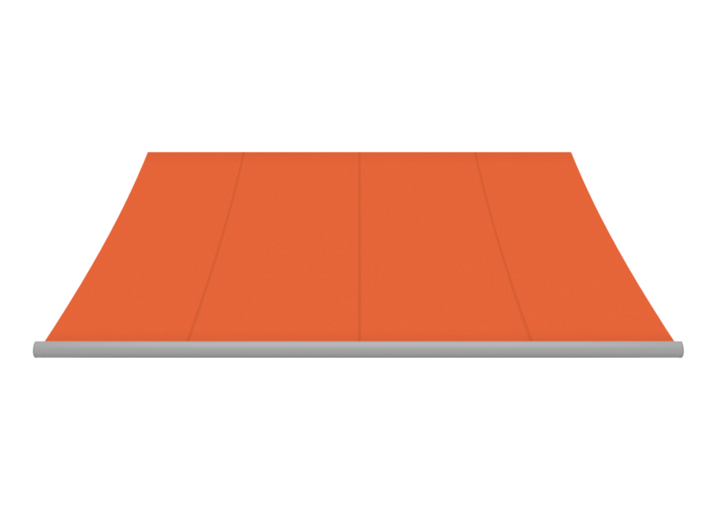 Awning fabric: vermillion (Pattern no.: A | 3-639), Collection: hi hello!