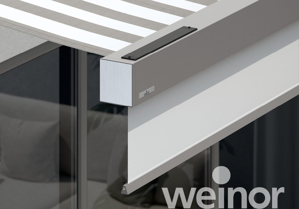Cassette awning weinor Smaila Close-up, with Valance Plus