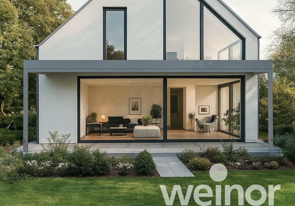 Glass patio roof weinor Terrazza Pure MAX 