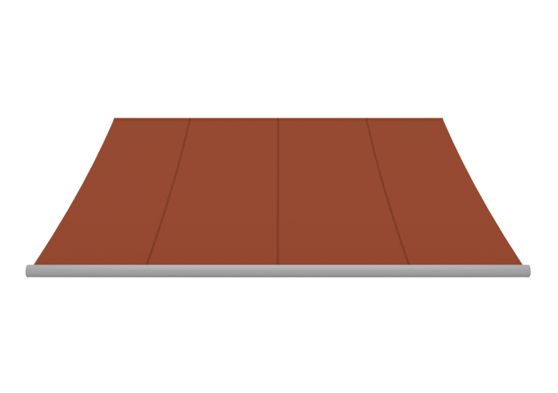 Awning fabric: rust (Pattern no.: A | 3-838), Collection: hi hello!