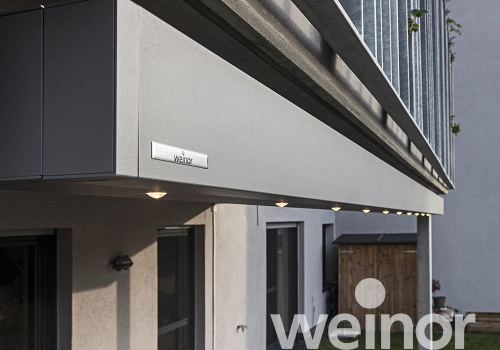 Cubic awning also for small patios  