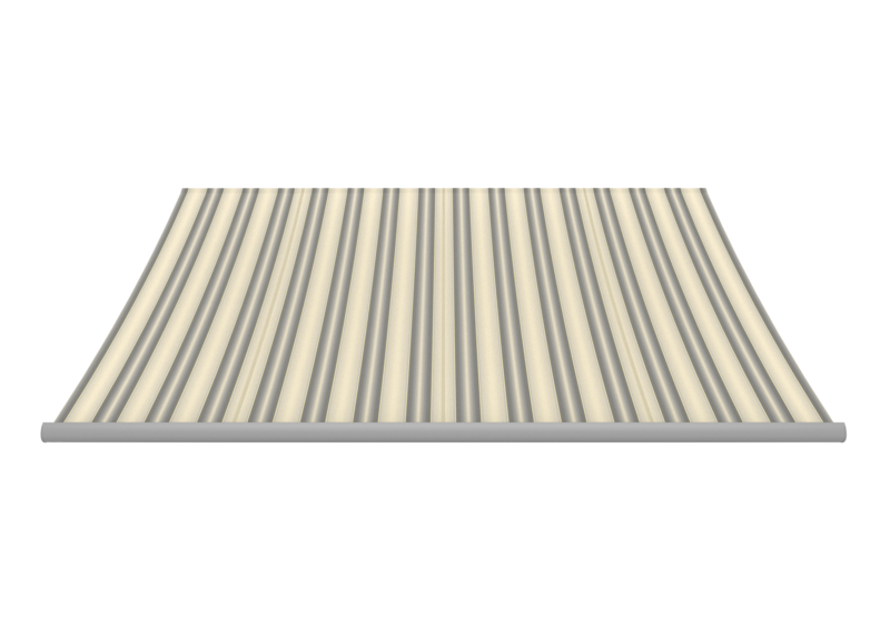 Awning fabric: grey/lemon (Pattern no.: A | 4-208), Collection: hi hello!