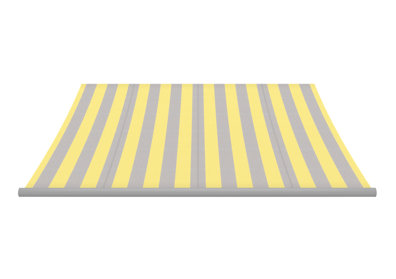 Awning fabric: buttercream/silver (Pattern no.: A | 3-610), Collection: hi hello!