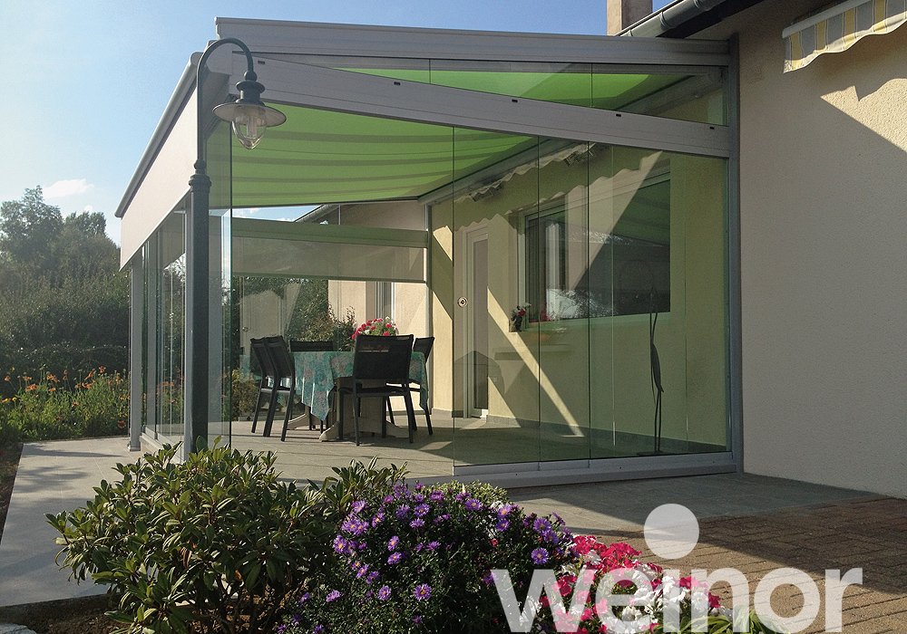 Glasoase® weinor Underlay sun protection, Side screen