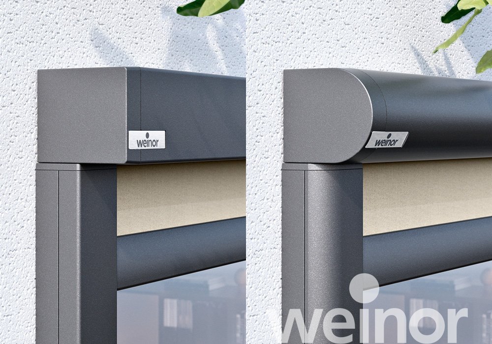 Vertical awning weinor VertiTex II Close up