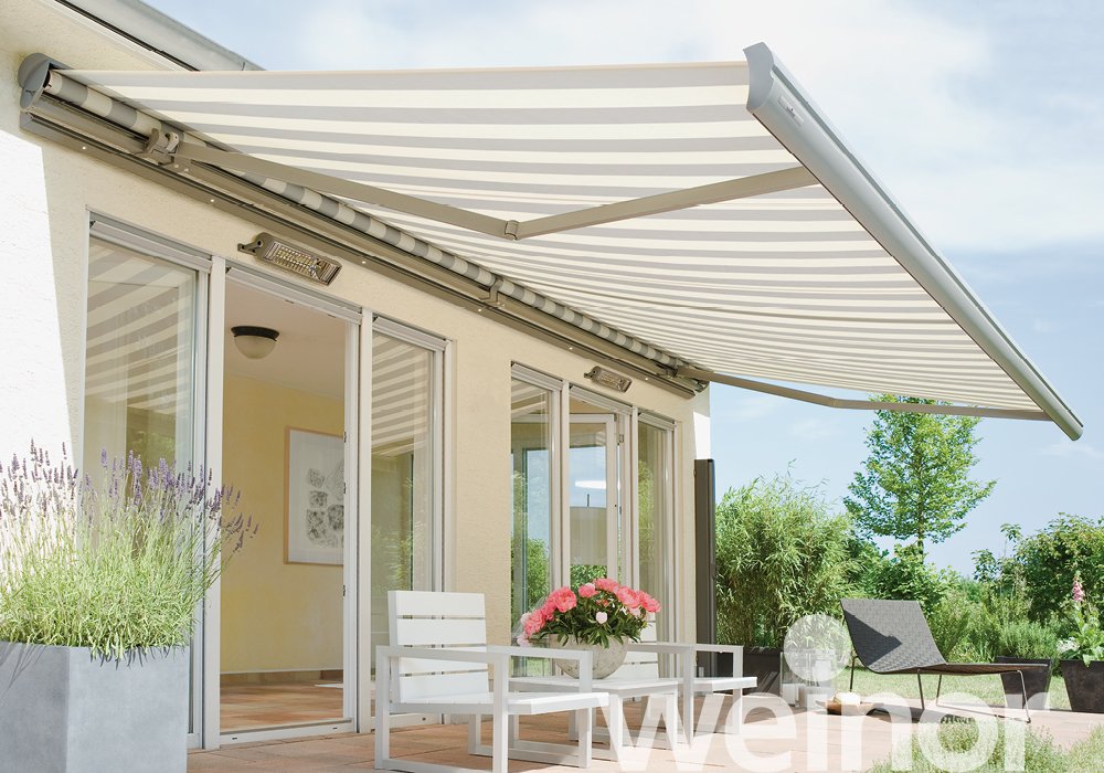 Awning weinor Semina with optional LED Design light bar