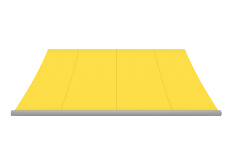 Awning fabric: lemon (Pattern no.: P | 8-307), Collection: modern basics blue@