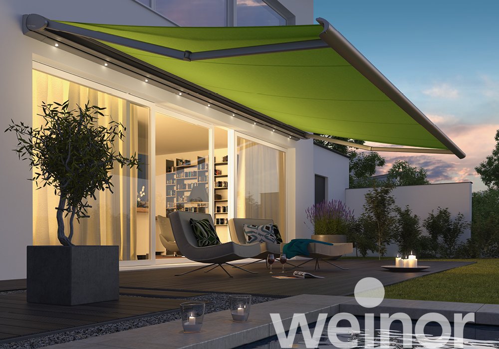 Awning weinor Cassita II with LED Design light bar