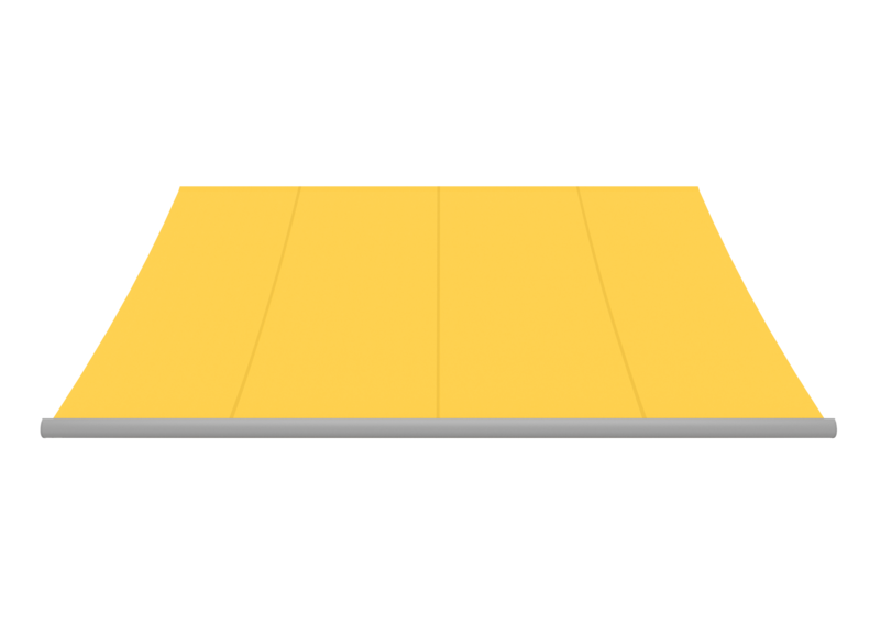 Awning fabric: banana (Pattern no.: A | 3-830), Collection: hi hello!