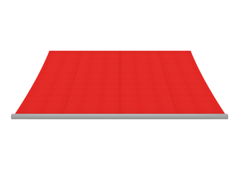 Awning fabric: scarlet (Pattern no.: A | 3-556), Collection: hi hello!