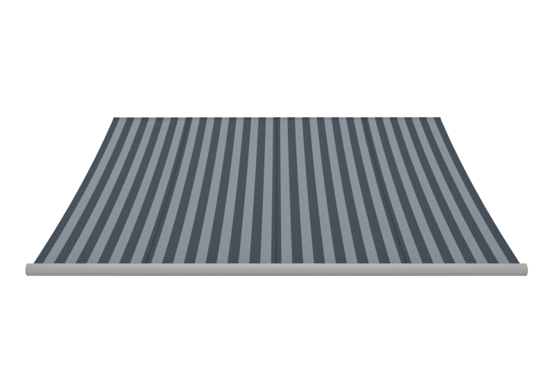 Awning fabric: steel/lead (Pattern no.: A | 3-877), Collection: evermore