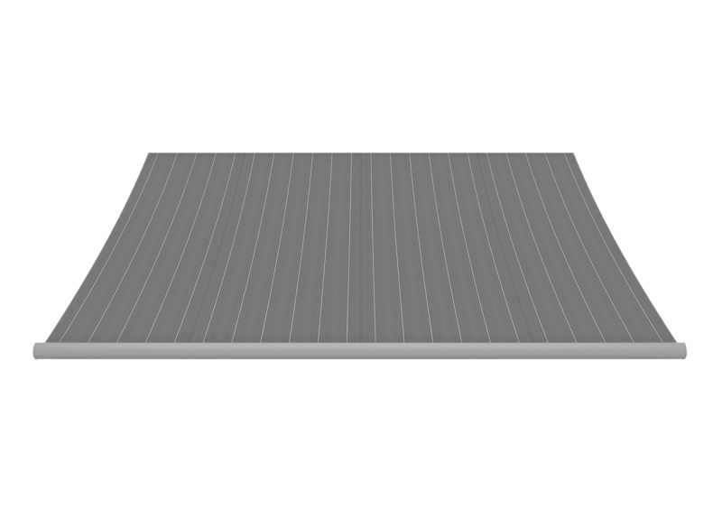 Awning fabric: slate/white (Pattern no.: A | 4-685), Collection: evermore
