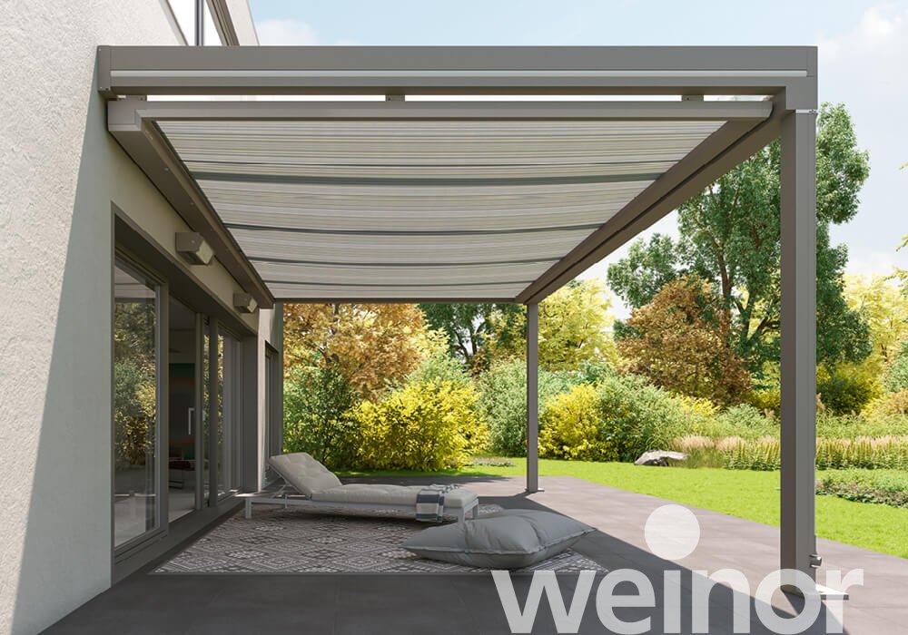 Conservatory awning weinor Sottezza With LED spotlights