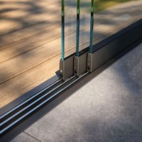 Glass sliding door