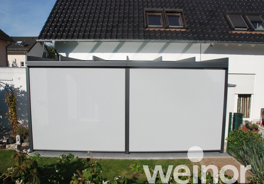 Glass patio roof weinor Terrazza Pure