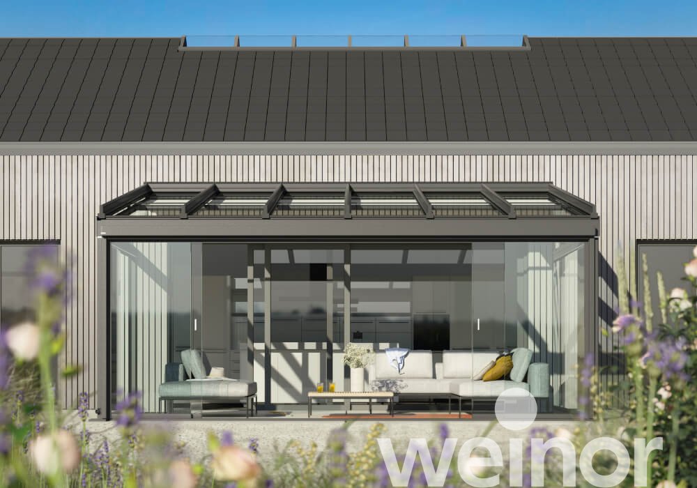 Glass patio roof weinor Terrazza Sempra Glasoase®