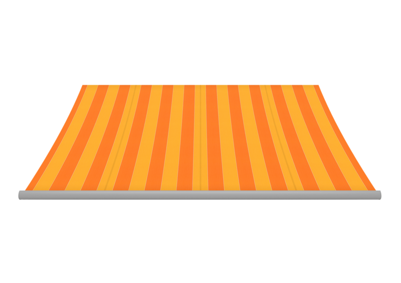 Awning fabric: orange/gold (Pattern no.: A | 4-664), Collection: hi hello!