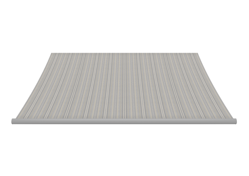 Awning fabric: fog/greige (Pattern no.: A | 4-670), Collection: evermore Awning fabric: fog/greige (Pattern no.: A | 4-670), Collection: evermore