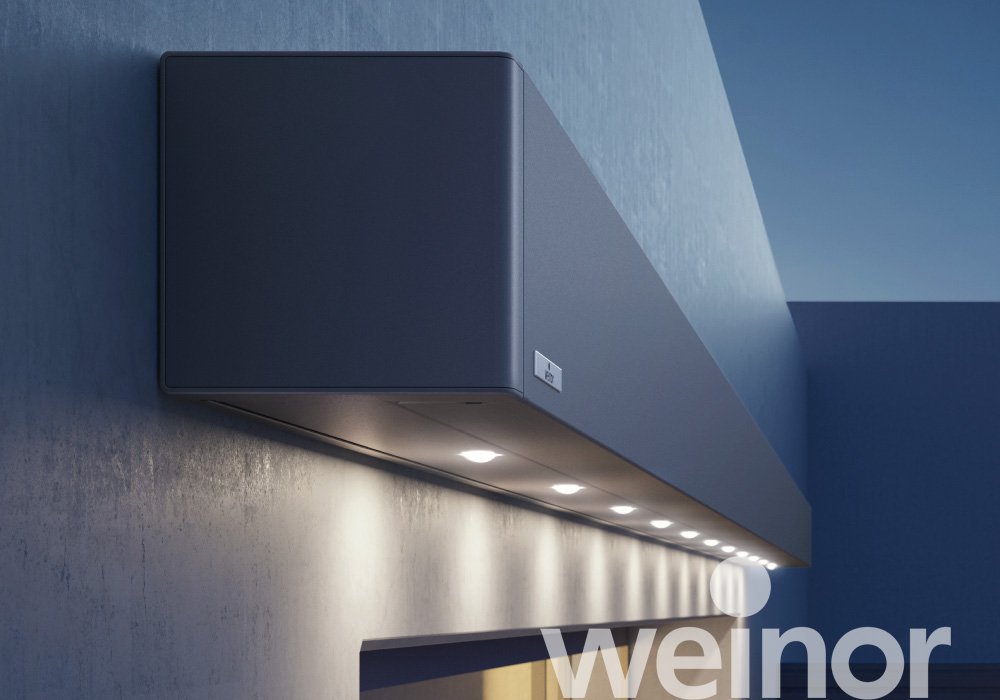 Awning weinor Kubata with integrated LED, Close up