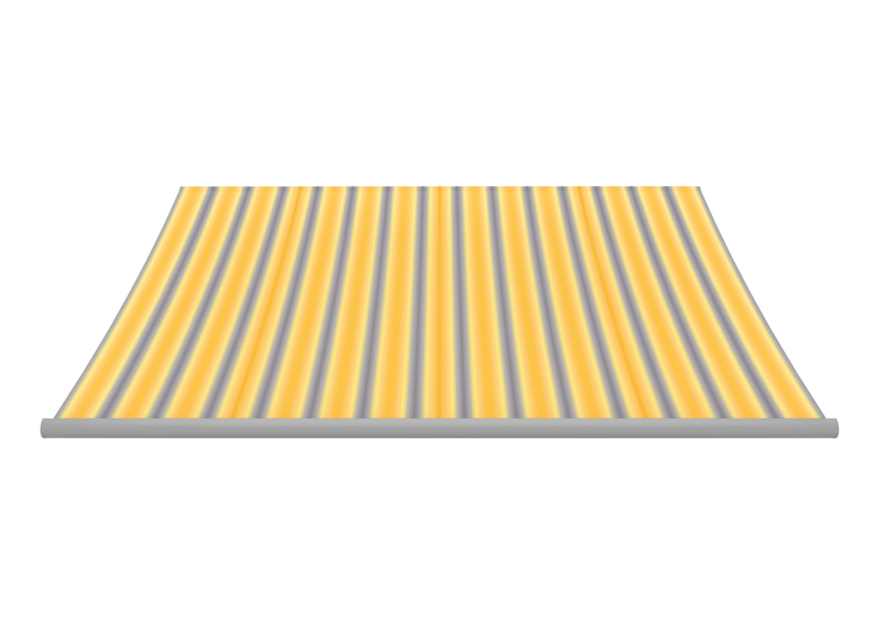 Awning fabric: banana/grey (Pattern no.: A | 4-228), Collection: hi hello!