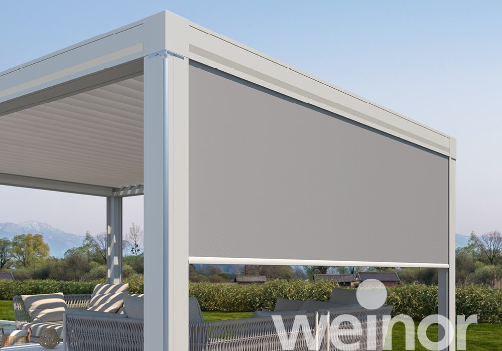 Artares - the louvred roof with vertical sun protection