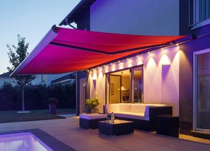Messel close to Darmstadt: Sun protection with colour accentuation 