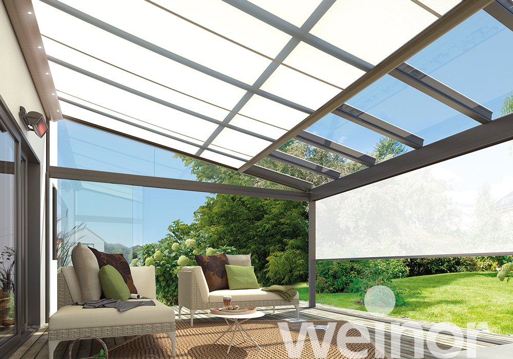 Glasoase® weinor Side screen, Underlay sun protection