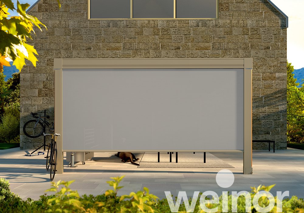 Artares - the louvred roof with vertical sun protection