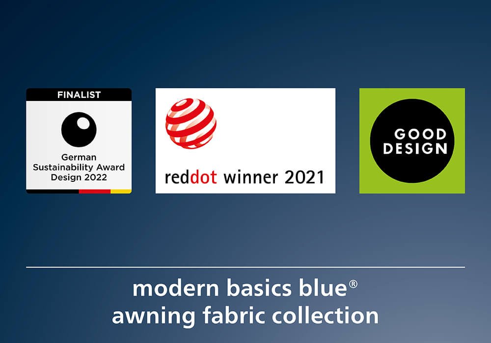 modern basics blue® awning fabric collection