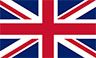 A flag with a red, white, and blue design in a Union Jack pattern.